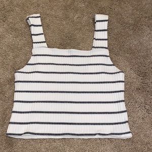 AE Striped Crop Top